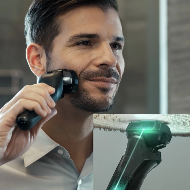 Panasonic ES-LS9A-K803 5 Sensor de barba ilustración